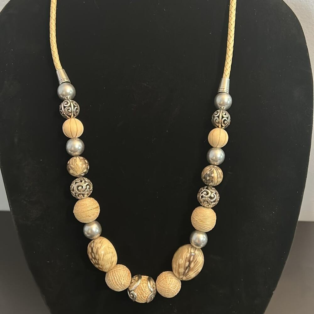 Brighton Natural Instinct Necklace #B78 Long BOHO beaded